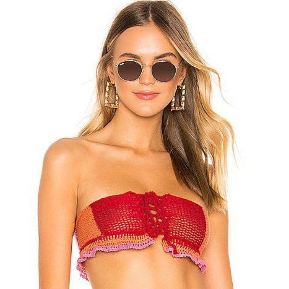 NWT Lovers Friends Revolve Let It Be Crochet Top